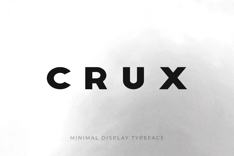 Пример шрифта Crux